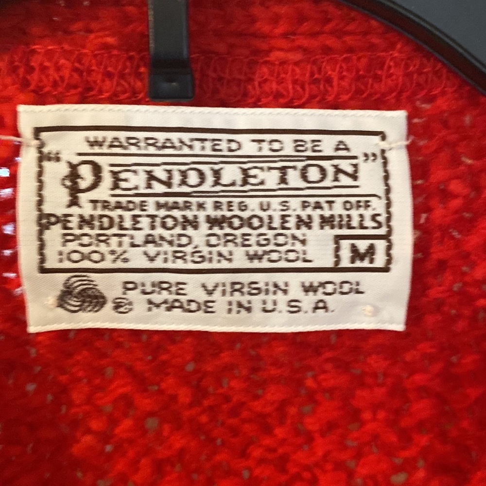Pendleton Red Sweater - Picture 3 of 4